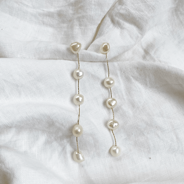 String 2025 pearl earrings