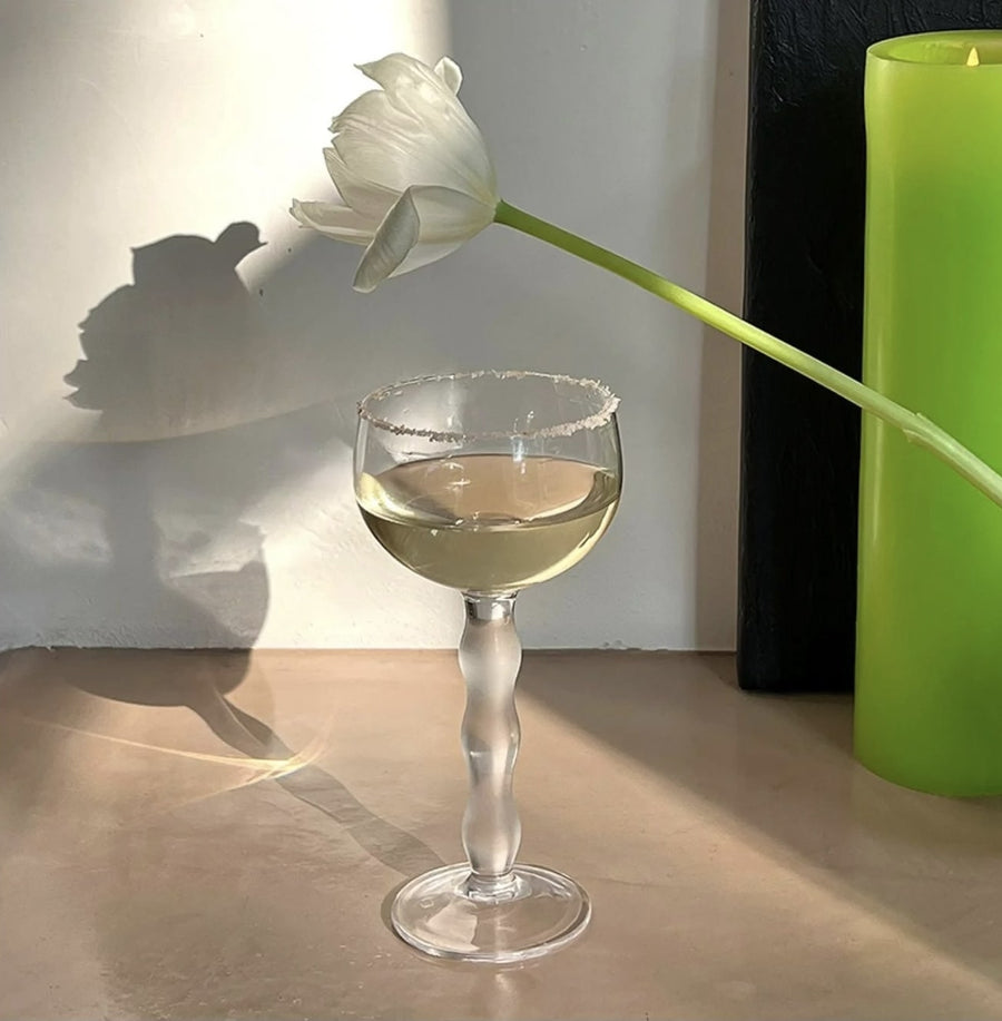 The Chunky Wavy Stemmed Wine Glasses