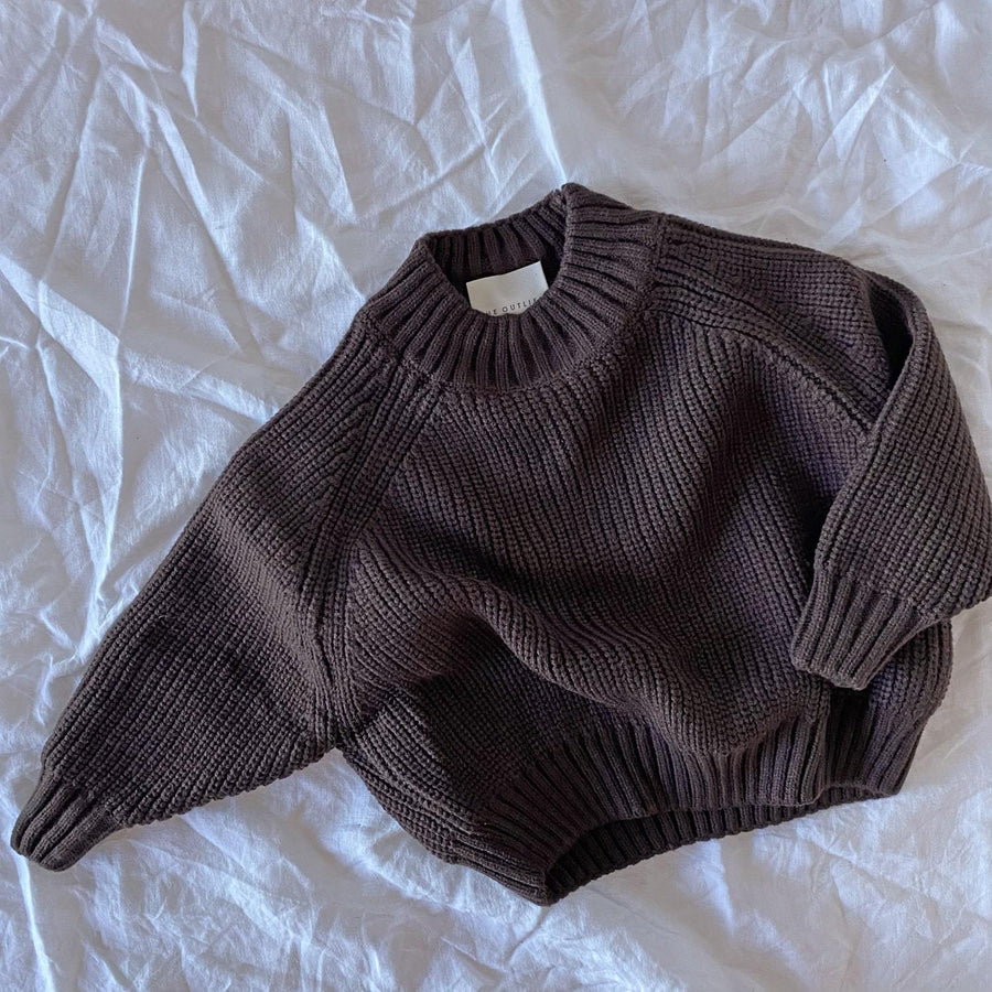 The Dark Chocolate Pullover Knit