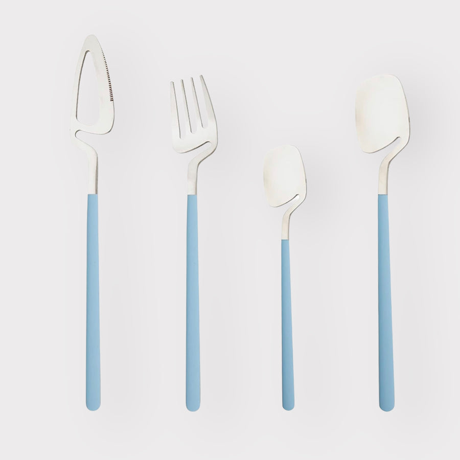The Powder Blue Spaced Cutlery Set