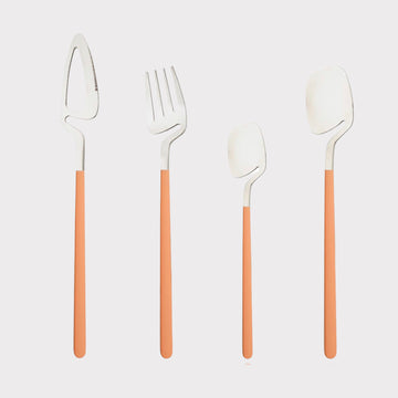 The Tangerine Spaced Cutlery Set