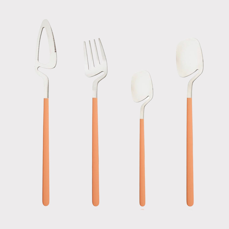 The Tangerine Spaced Cutlery Set