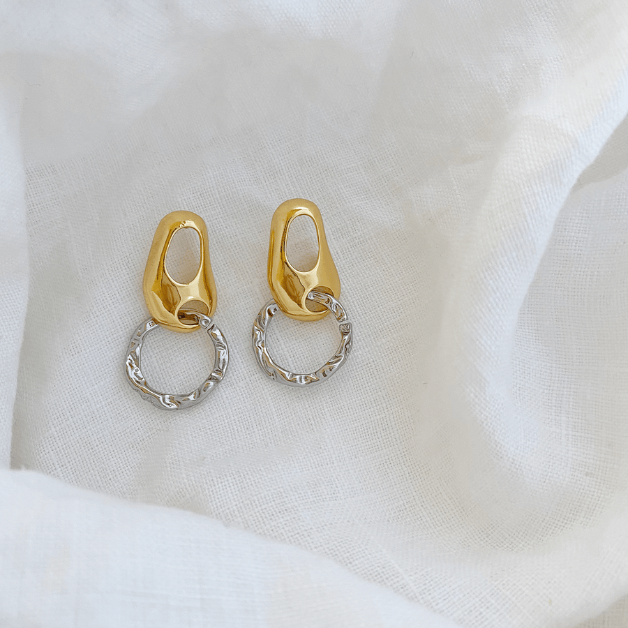 The Hammered Arp earring