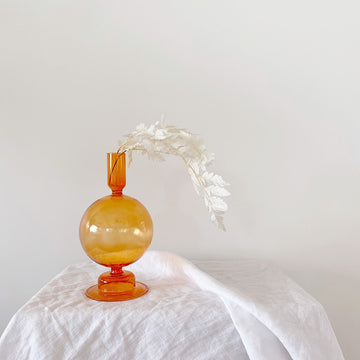 The Blood Orange Bulb Glass Vessel