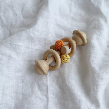 The Crochet Saturn Teething Rattle