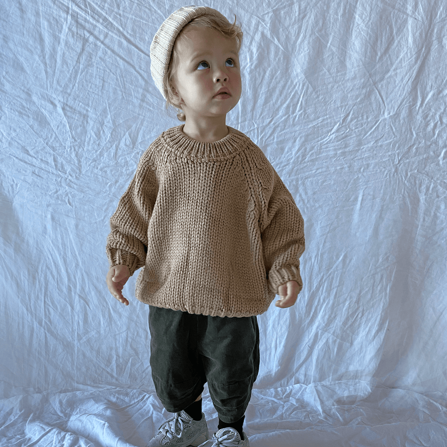 The Sand Chunky Pullover Knit
