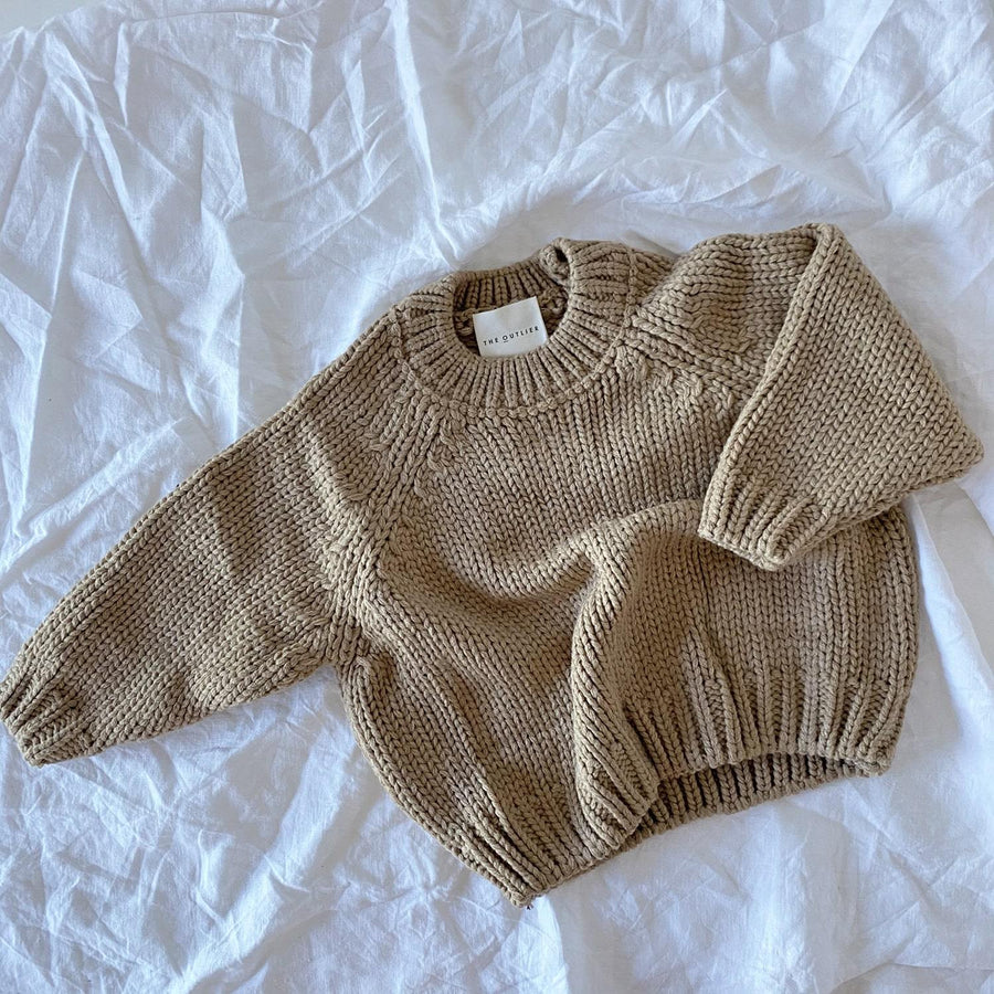 The Sand Chunky Pullover Knit