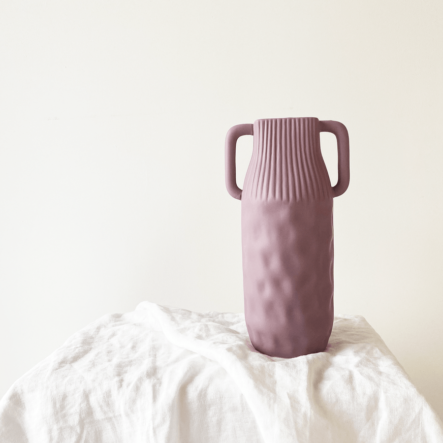 The Textured Lilac Ceramic Vessel