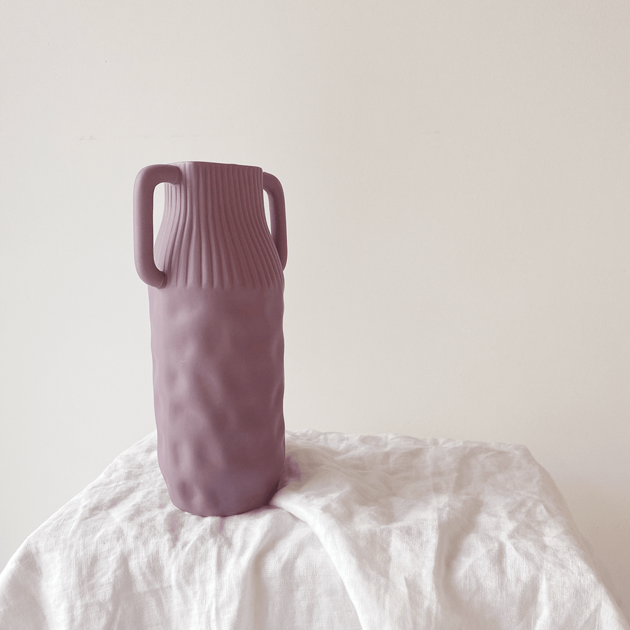The Textured Lilac Ceramic Vessel
