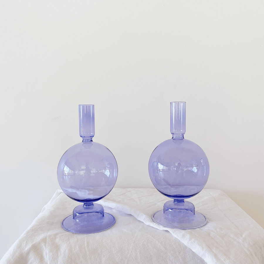 The Lilac Bulb Glass Vessel