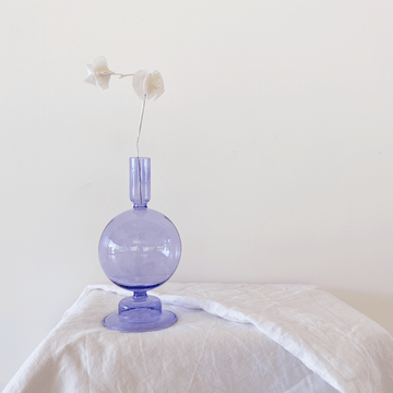 The Lilac Bulb Glass Vessel