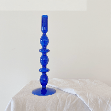 The Cobalt Double Barbell Glass Vessel