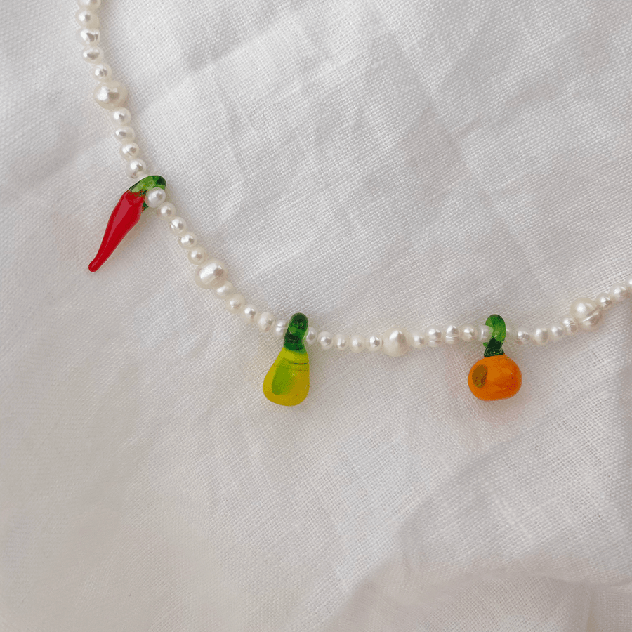 The Fruit and Veggie Pearl Choker