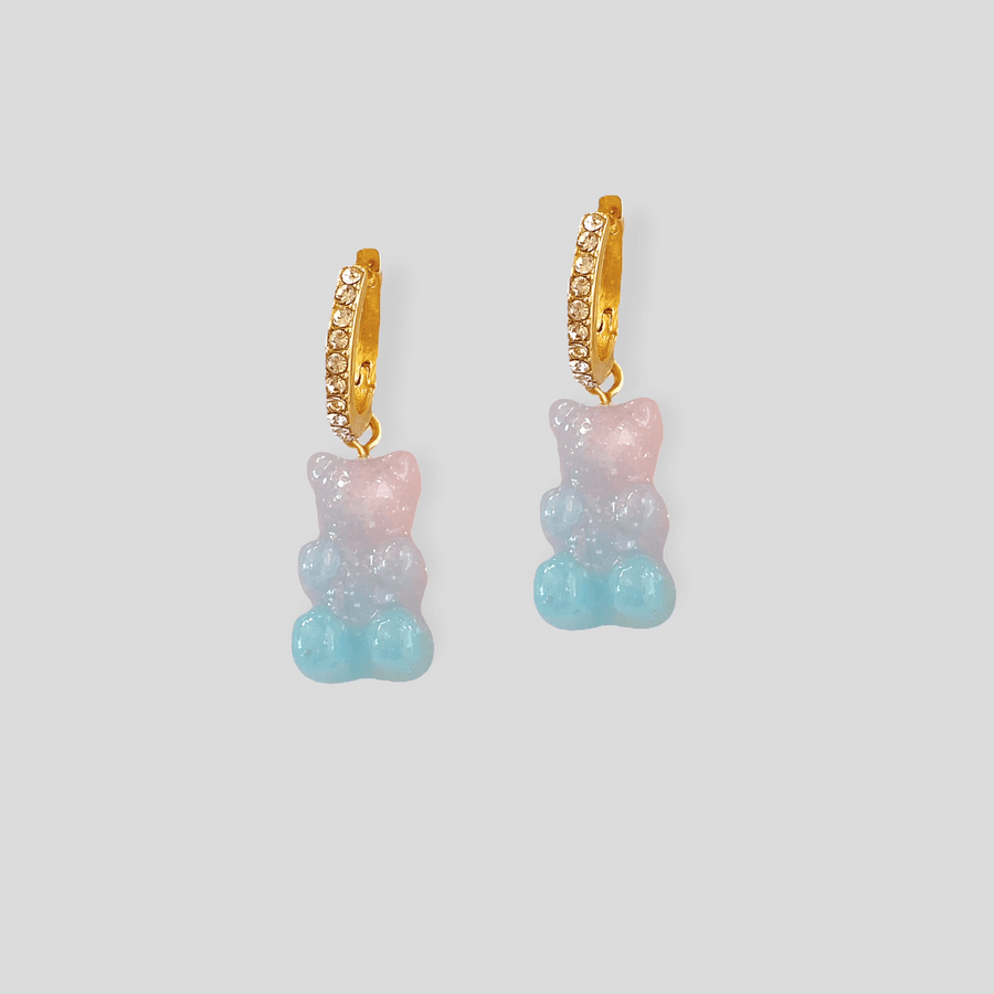 The Pastel Gummy Bear Hoop earring