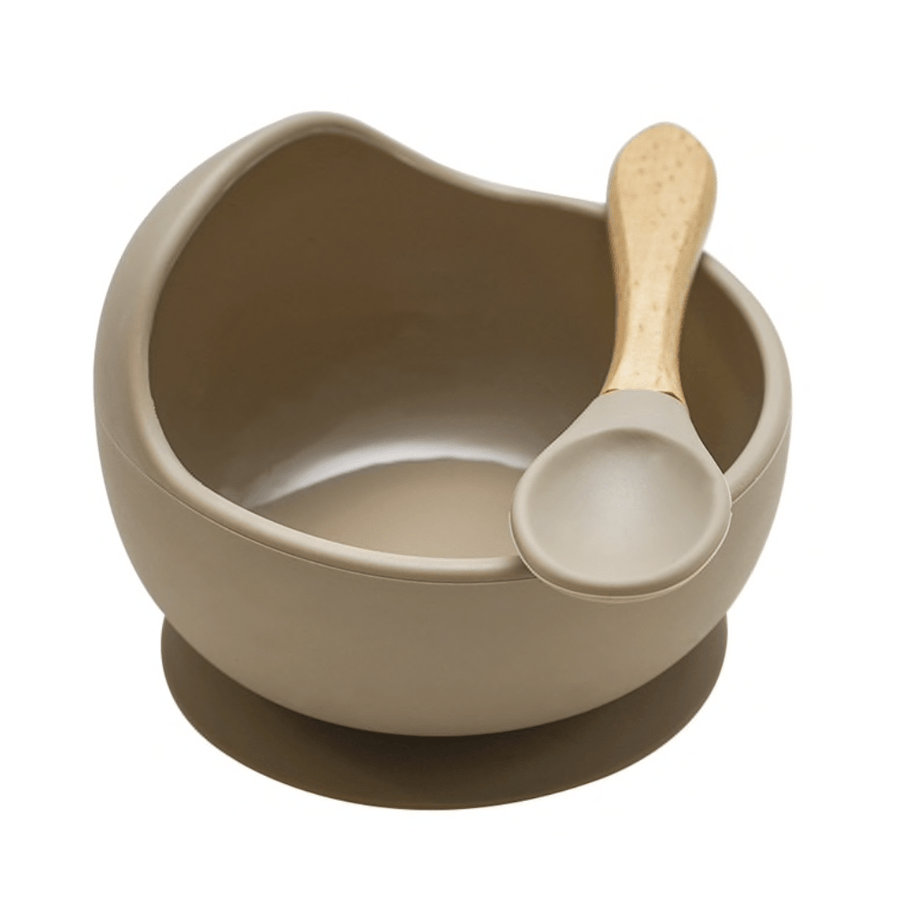 The Taupe Suction Bowl Set