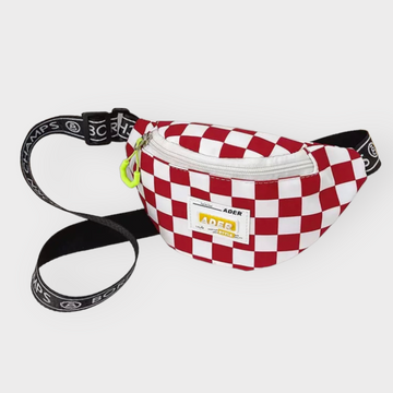 The Crimson Checkerboard Champs Mini Bum Bag